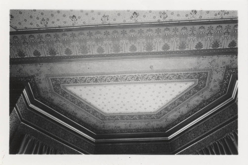 Detail of Parlor Ceiling in the Stansbury House