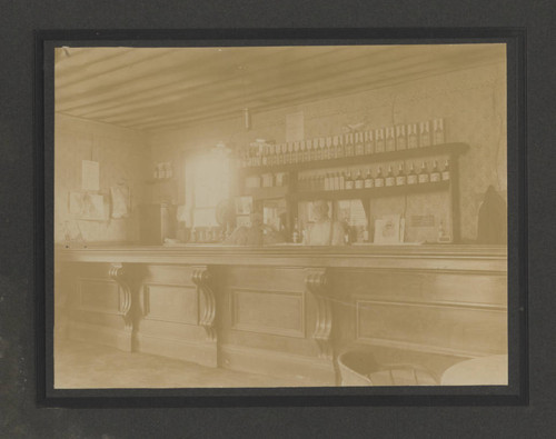 West Branch, Butte County saloon interior