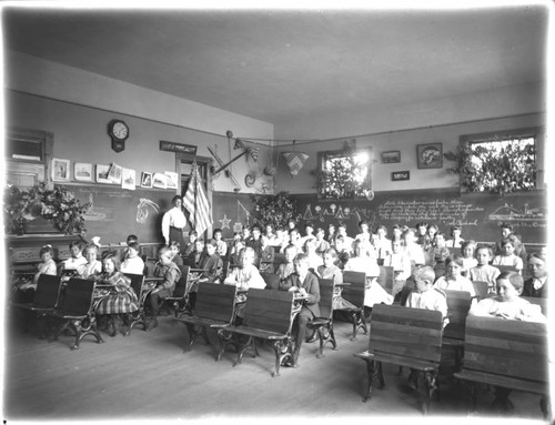 Interior View of the Quincy School House