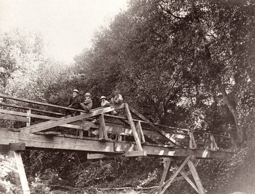 Footbridge to Cemetery