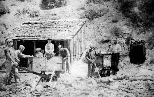 Unidentified crew of miners