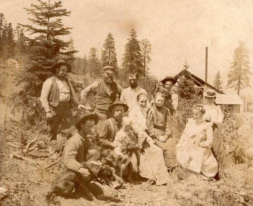 Group at High Grade, Fort Bidwell