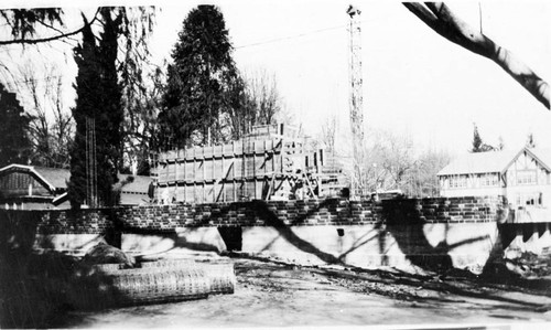 Chico Teachers College Administration building under construction 1929