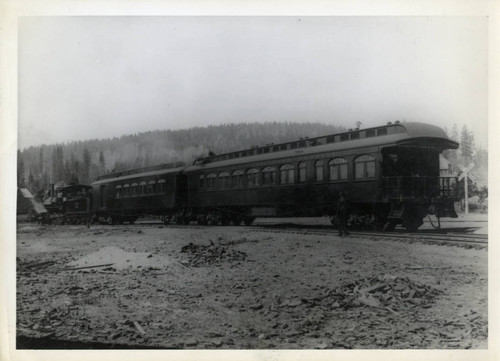 Engine #12 with passenger cars