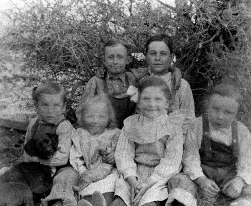 Children at Halfway House, Calif