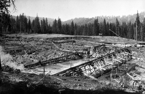 Big Meadows Dam Construction