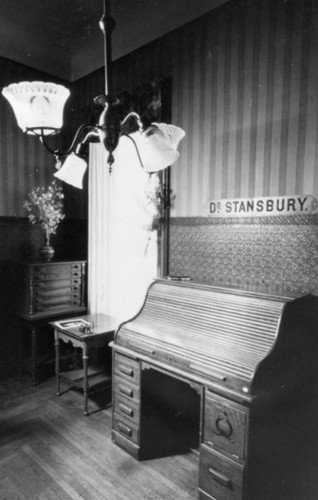 Interior of Dr. Oscar Stansbury Home Office