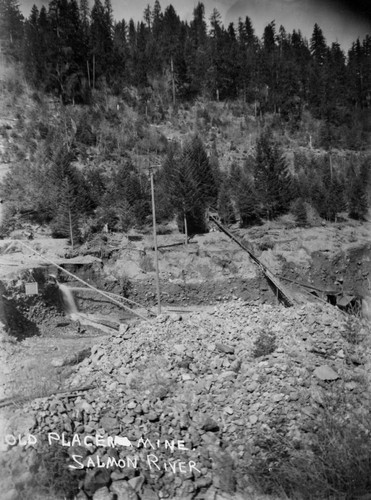 Old Placer Mine in Sawyers Bar area