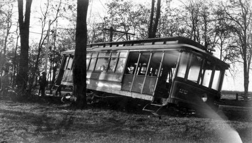 Wrecked Electric Railroad