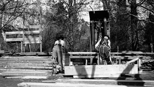 Chico State Normal School Training School under construction