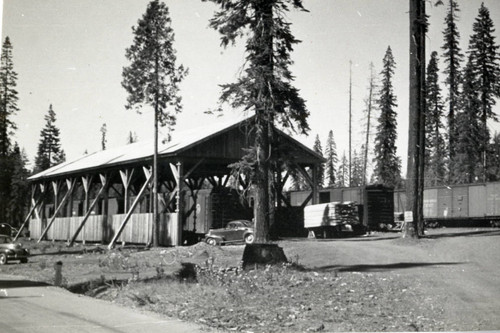 Lumber Loading Shelter