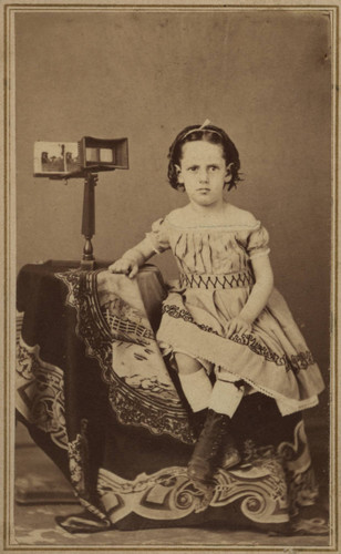 Portrait of Bee Patrick as a young girl