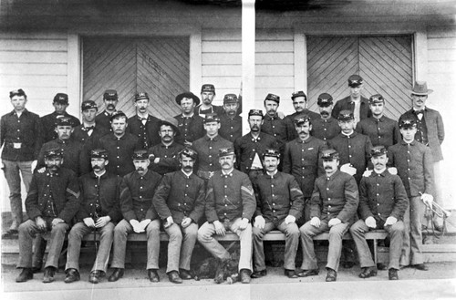 Soldiers at Fort Bidwell