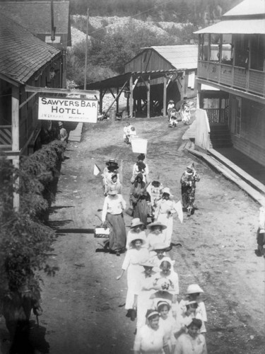 Fourth of July parade in Sawyers Bar area