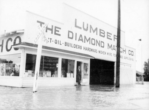 Flood Near Lumber Store