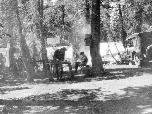 Camping at Gold Lake