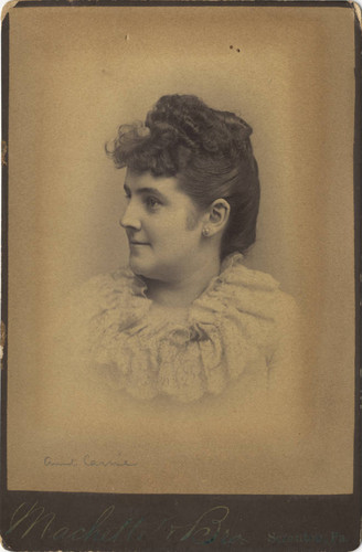 Portrait of Carrie Manlove Rowe