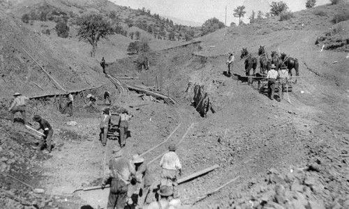 Early Construction of East Park Dam