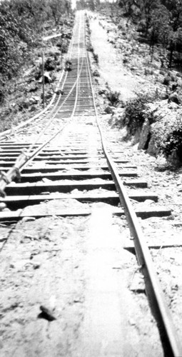 Tram Line Along Penstock Location