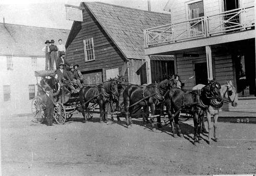 Stagecoach in La Porte