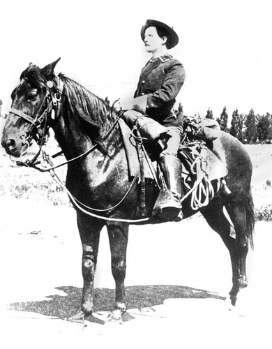 Soldier on horse