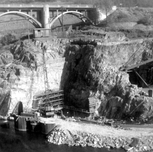 Oroville Dam construction