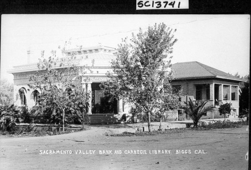 Sacramento Valley Bank and Carnegie Library