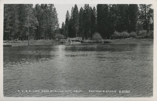 PG&E Lake Near Stirling City