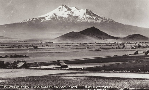 View of Mt. Shasta from Little Shasta Valley