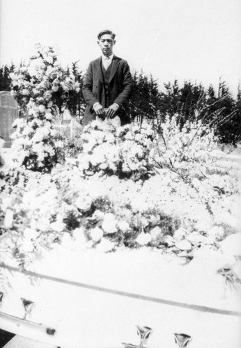 George Hom at Nellie's Funeral