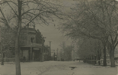 Hornbrook, California street scene