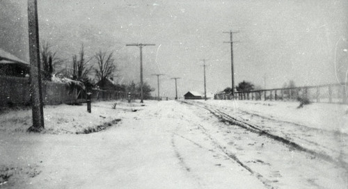 Looking Down Bridge Street, Oroville, California