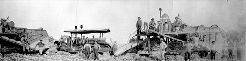 Rice harvesting south of Chico