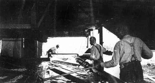 End of the Lyonsville-Red Bluff Flume