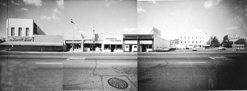 Street scene of Downtown Chico showing buildings on Main Street