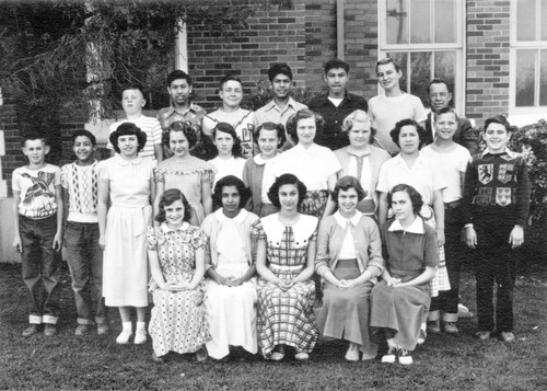 Grand Island School class portrait