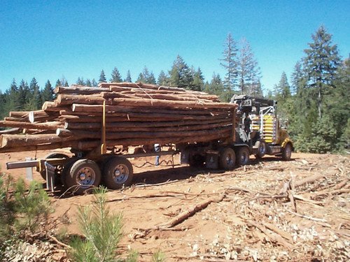 Self-loading logging truck--Soper-Wheeler Company