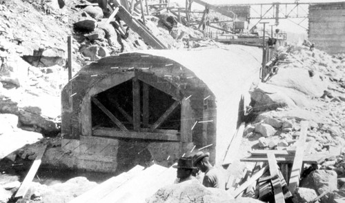 Close-up of Culvert at Bucks Dam