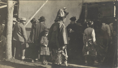 Chinese funeral participants in Chico