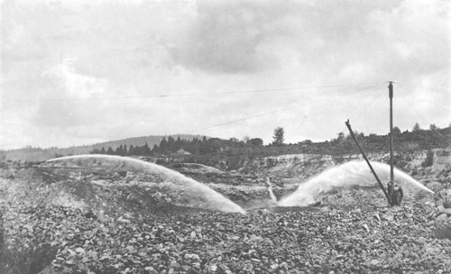 Hydraulic mining at Cherokee