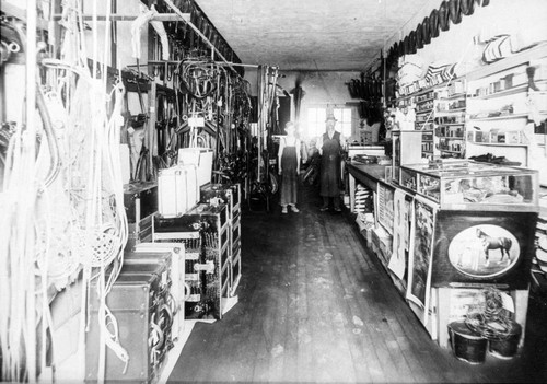 Interior of Harness Shop