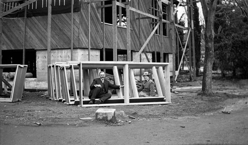 Chico State Normal Training School building under construction