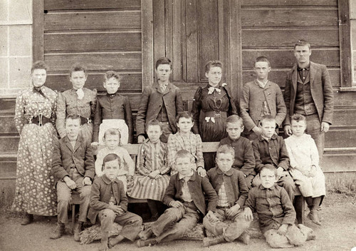 Oat Creek School Class Portrait