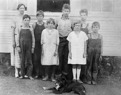 Students at Clear Creek School