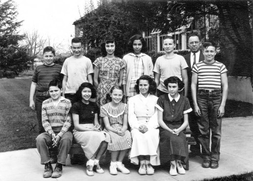 Grand Island School class portrait