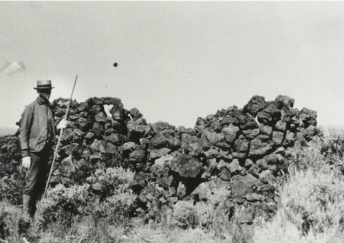 Col. Thompson at Lava Beds