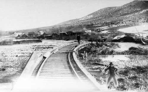 R.R. Bridge after High Water