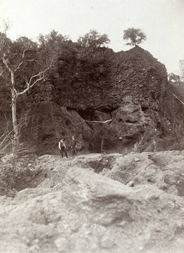 Cliff and Cave at Iron Canyon - Sacramento River