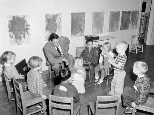 Mr. Arthur Solomon with children