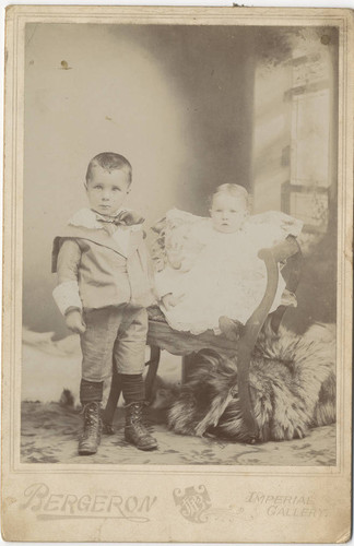 Portrait of two children